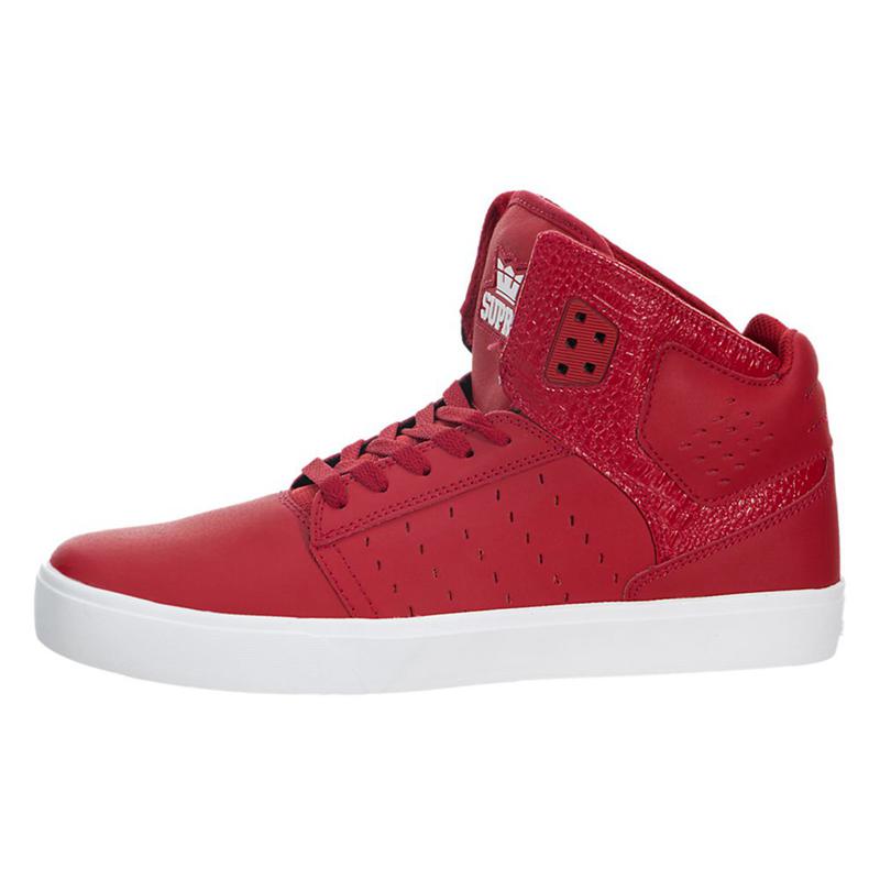 Buty Supra ATOM - Buty Skate Damskie - Czerwone (LGVP-75263)